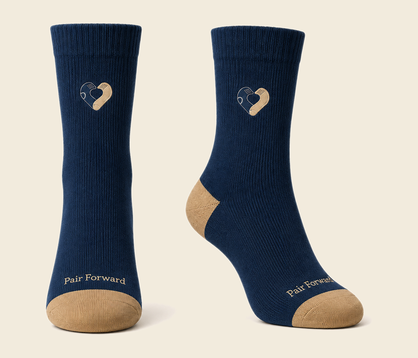 Classic Contrast custom branded socks in the UK woven with a company logo